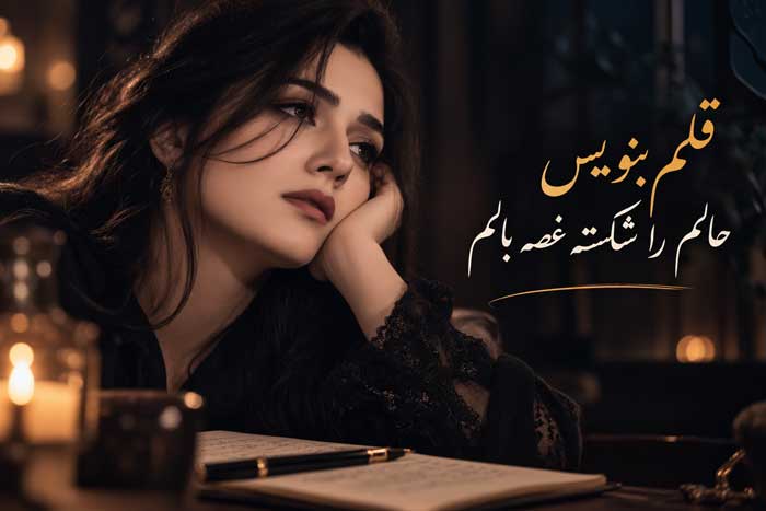 آهنگ قلم بنویس حالم را