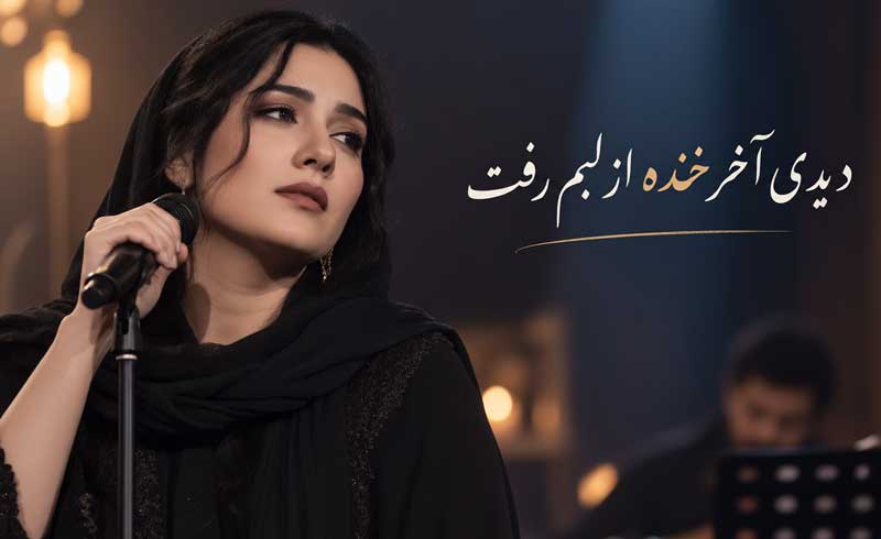 دیدی آخر خنده از لبم رفت صدای زن