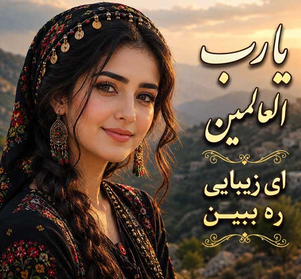 یا رب العالمین ای زیبایی ره ببین