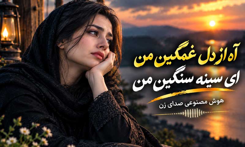 آهنگ آه از دل غمگین من